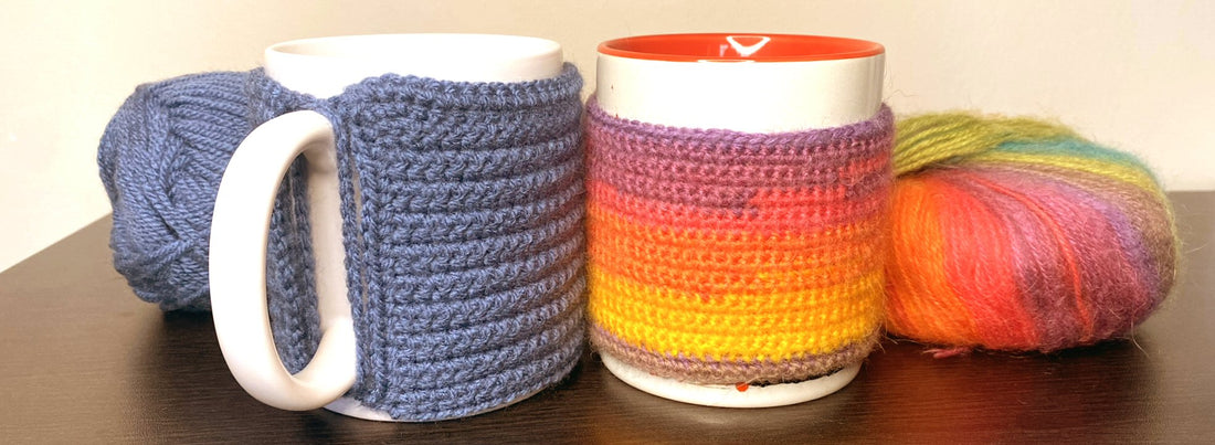 Easy Crochet Mug Cozy Tutorial for Beginners - Keep Your Drinks Warm For Longer