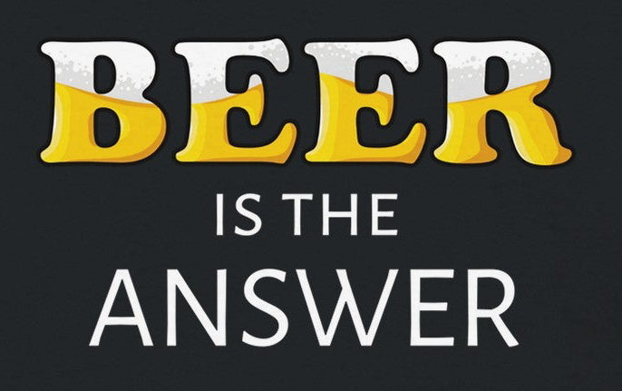 Beer Is The Answer - Longsleeve Shirt